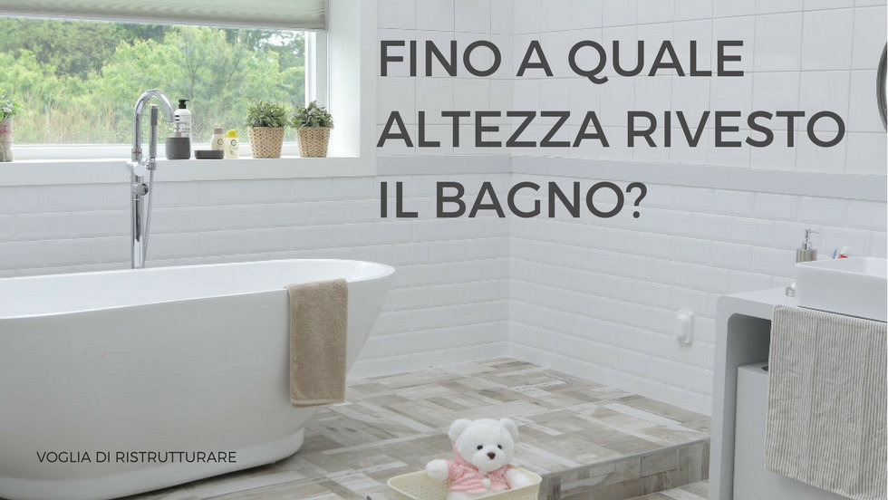 Fino a che altezza dovresti rivestire il tuo bagno? ecco qui le ... Resina su piastrelle bagno