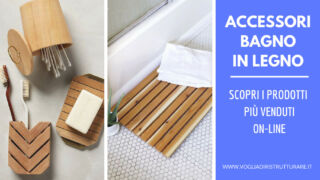 Accessori bagno in legno: i più venduti on-line