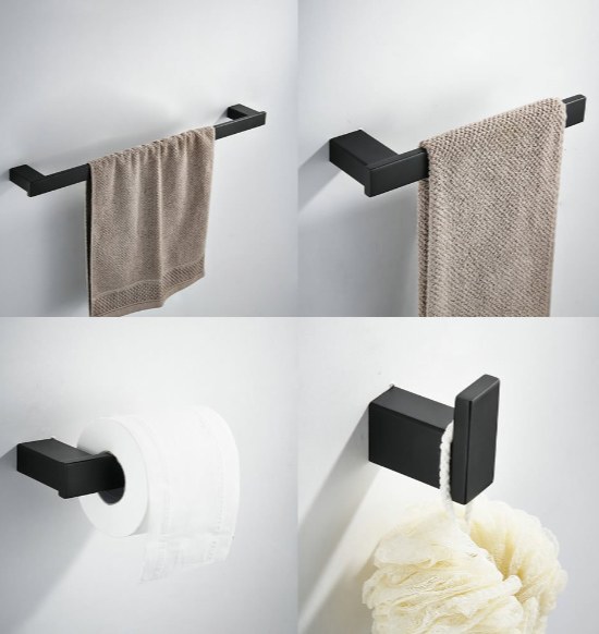 Accessori bagno stile minimalista