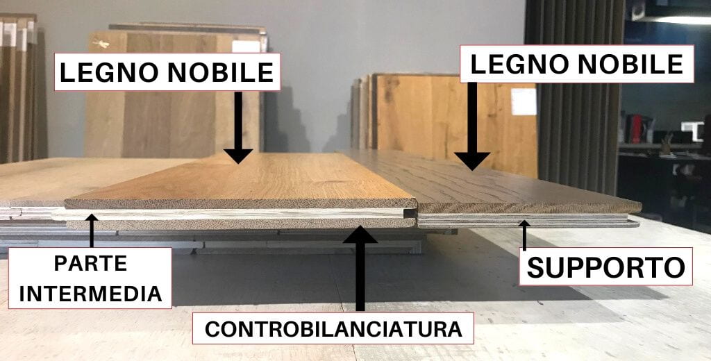 pavimento in legno prefinito 2 e 3 strati