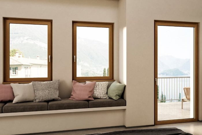 Serramenti in pvc effetto legno