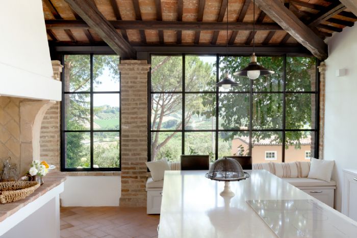Finestre moderne in alluminio