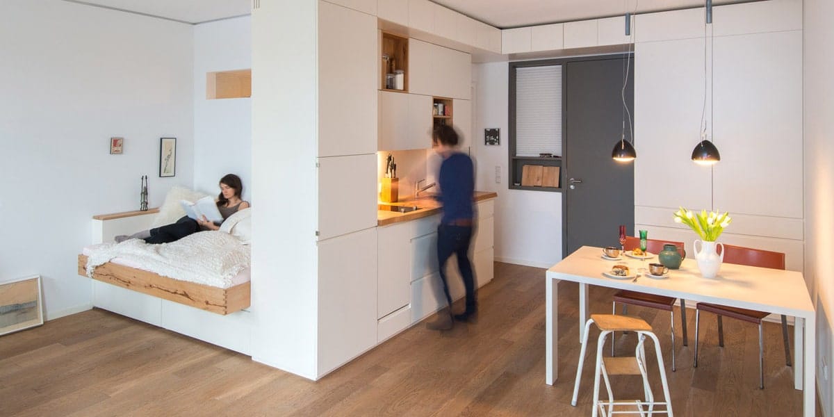 Molocale con arredo salvaspaio
