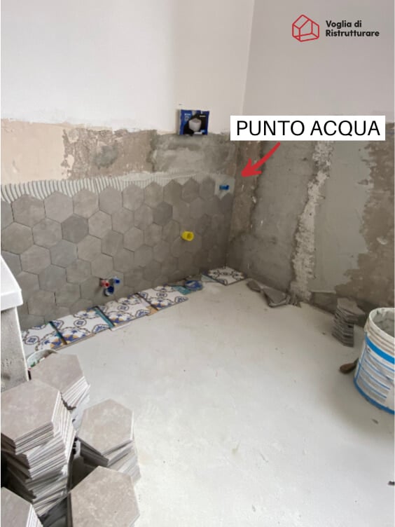 Piastrellatura bagno