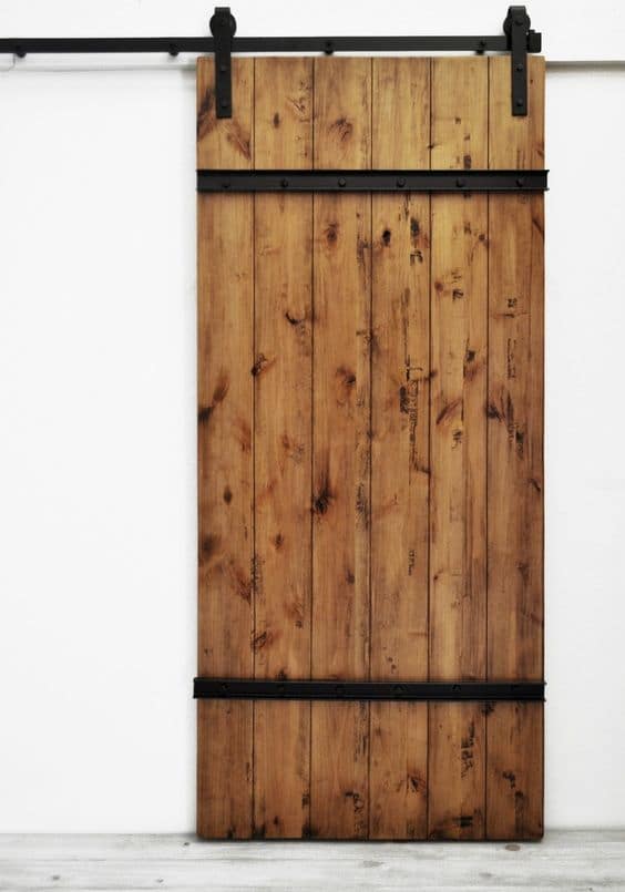 barn door per bagno country