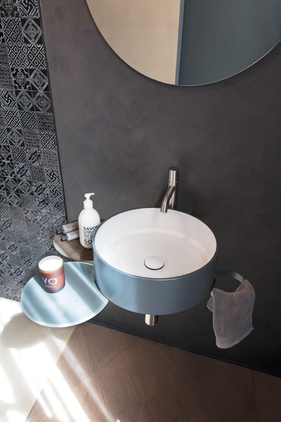 lavabo salvaspazio di design