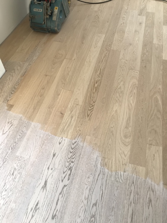 parquet prima e dopo la levigatura