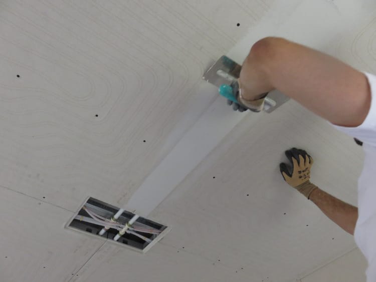 ristrutturazione con soffitto radiante