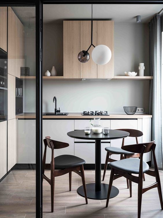 cucina con arredo minimale