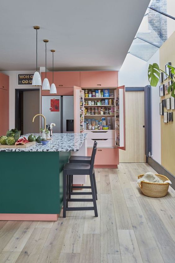 cucina aperta sul living