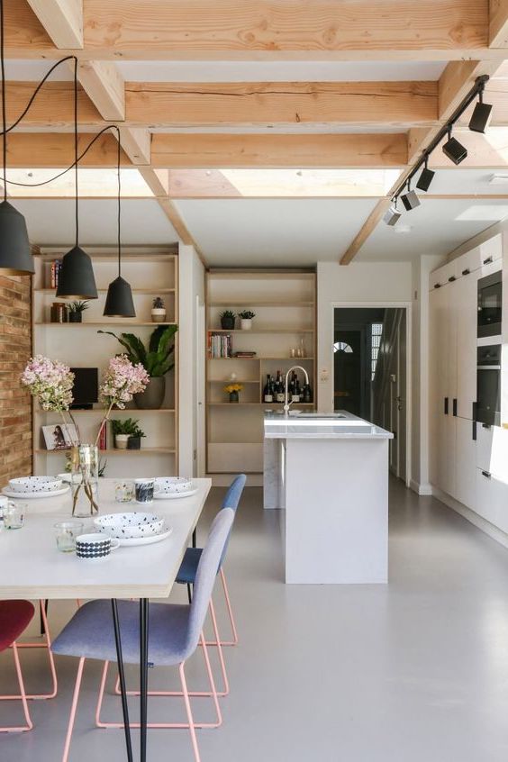 cucina aperta sul soggiorno