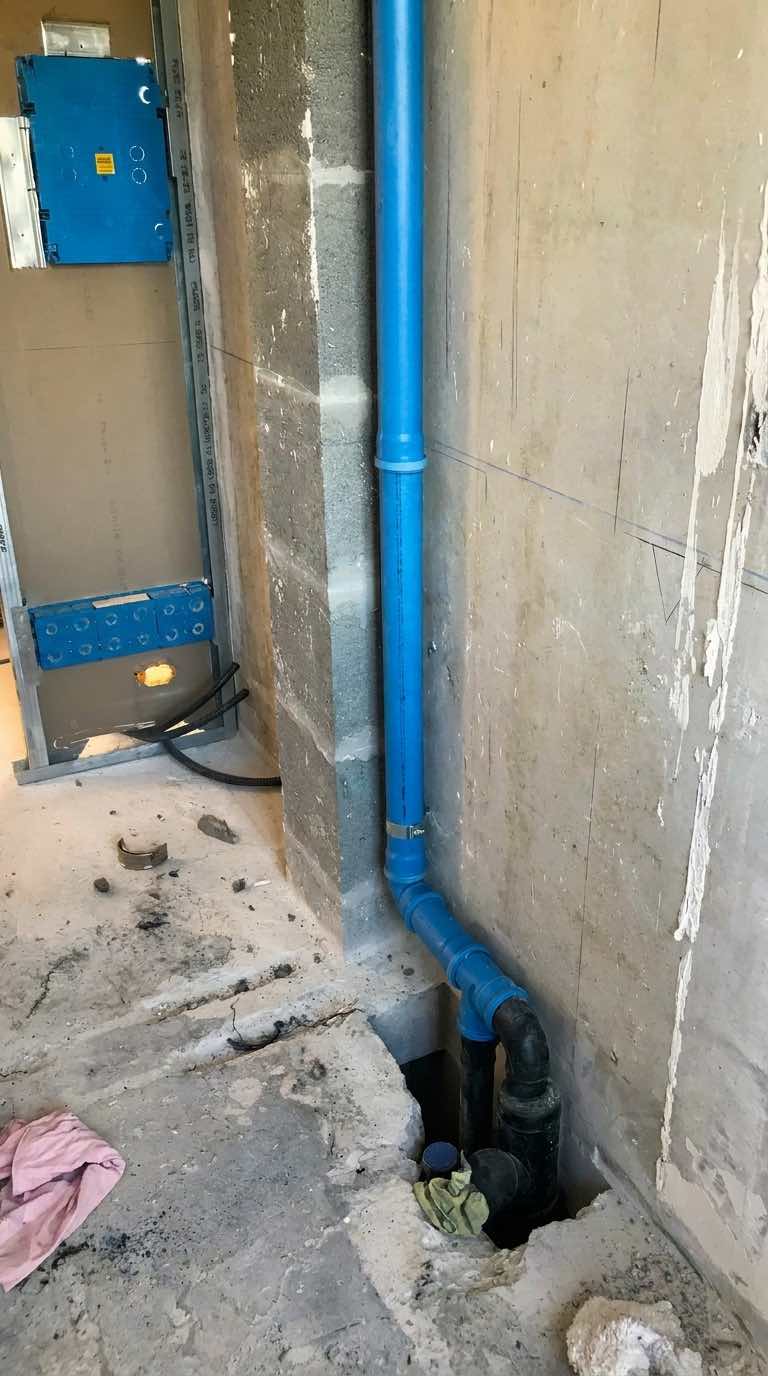 tubo colonna fecale wc